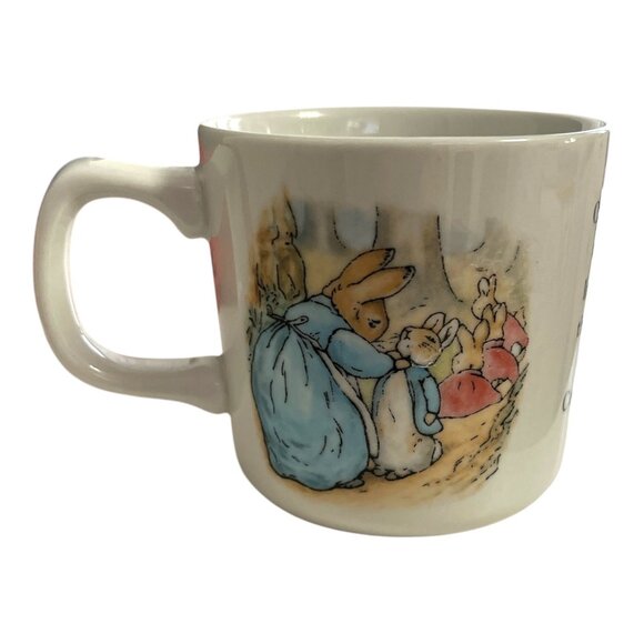Wedgwood Peter Rabbit Mug 1991 Beatrix Potter Frederick Warne & Co. 3x3 Ceramic - Picture 1 of 5